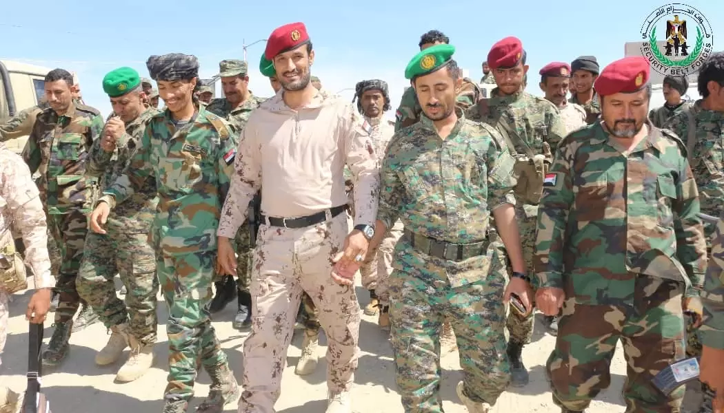 العميد الربيعي يزور مقر قيادة قوات الحزام الأمني يافع