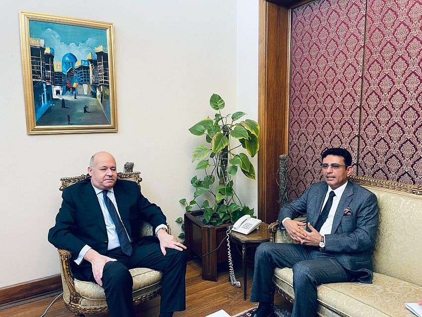السفير مارم يبحث مع مساعد وزير الخارجية المصري الإجراءات الجديدة للدخول والإقامة في مصر